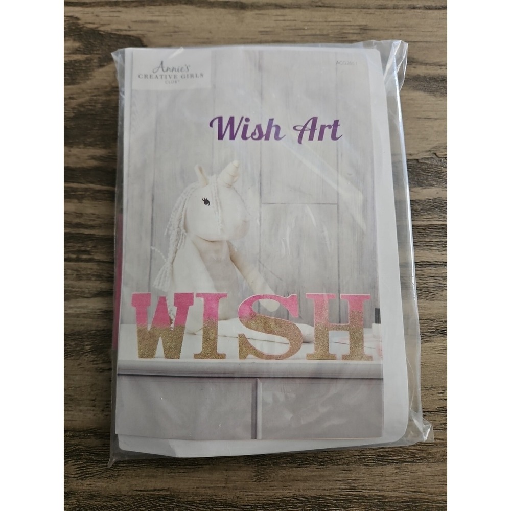 Annie's Creative Girls Club Wish Art Wish Letters Craft Kit NEW ACG2651